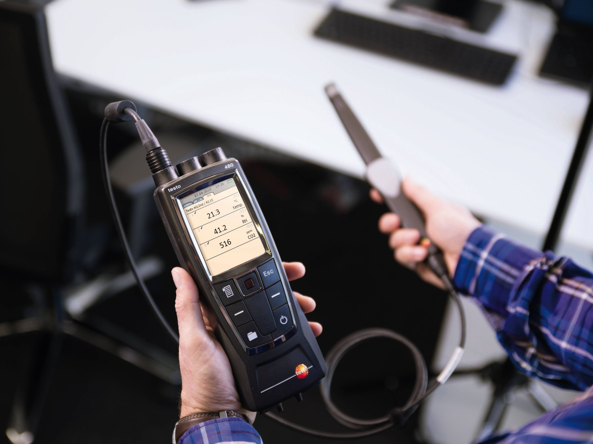 Indoor air quality testing